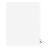 Avery AVE01024 Preprinted Legal Exhibit Side Tab Index Dividers, Avery Style, 10-Tab, 24, 11 x 8.5, White, 25/Pack, (1024)