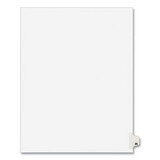 Avery AVE01025 Avery-Style Legal Exhibit Side Tab Divider, Title: 25, Letter, White, 25/pack