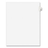 Avery AVE01028 Avery-Style Legal Exhibit Side Tab Divider, Title: 28, Letter, White, 25/pack