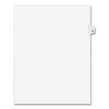 Avery AVE01031 Avery-Style Legal Exhibit Side Tab Divider, Title: 31, Letter, White, 25/pack