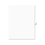 Avery AVE01039 Avery-Style Legal Exhibit Side Tab Divider, Title: 39, Letter, White, 25/pack, Price/PK