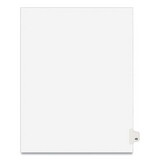 Avery AVE01049 Preprinted Legal Exhibit Side Tab Index Dividers, Avery Style, 10-Tab, 49, 11 x 8.5, White, 25/Pack, (1049)