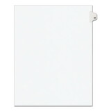 Avery AVE01052 Avery-Style Legal Exhibit Side Tab Divider, Title: 52, Letter, White, 25/pack