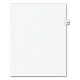 Avery AVE01056 Preprinted Legal Exhibit Side Tab Index Dividers, Avery Style, 10-Tab, 56, 11 x 8.5, White, 25/Pack, (1056)