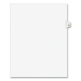 Avery AVE01057 Preprinted Legal Exhibit Side Tab Index Dividers, Avery Style, 10-Tab, 57, 11 x 8.5, White, 25/Pack, (1057)