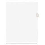 Avery AVE01058 Avery-Style Legal Exhibit Side Tab Divider, Title: 58, Letter, White, 25/pack