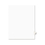 AVERY-DENNISON AVE01072 Avery-Style Legal Exhibit Side Tab Divider, Title: 72, Letter, White, 25/pack, Price/PK