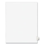 Avery AVE01074 Avery-Style Legal Exhibit Side Tab Divider, Title: 74, Letter, White, 25/pack