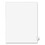 Avery AVE01074 Avery-Style Legal Exhibit Side Tab Divider, Title: 74, Letter, White, 25/pack, Price/PK