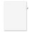 Avery AVE01080 Preprinted Legal Exhibit Side Tab Index Dividers, Avery Style, 10-Tab, 80, 11 x 8.5, White, 25/Pack, (1080), Price/PK
