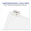 Avery AVE01330 Preprinted Legal Exhibit Side Tab Index Dividers, Avery Style, 25-Tab, 1 to 25, 11 x 8.5, White, 1 Set, (1330), Price/ST