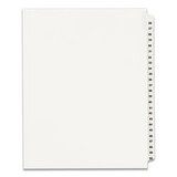Avery AVE01331 Preprinted Legal Exhibit Side Tab Index Dividers, Avery Style, 25-Tab, 26 to 50, 11 x 8.5, White, 1 Set, (1331)