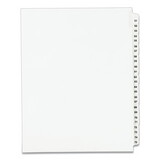 Avery AVE01332 Preprinted Legal Exhibit Side Tab Index Dividers, Avery Style, 25-Tab, 51 to 75, 11 x 8.5, White, 1 Set, (1332)