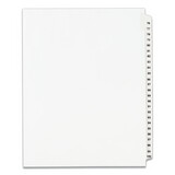 Avery AVE01333 Preprinted Legal Exhibit Side Tab Index Dividers, Avery Style, 25-Tab, 76 to 100, 11 x 8.5, White, 1 Set, (1333)