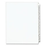 Avery AVE01338 Preprinted Legal Exhibit Side Tab Index Dividers, Avery Style, 25-Tab, 201 to 225, 11 x 8.5, White, 1 Set, (1338)