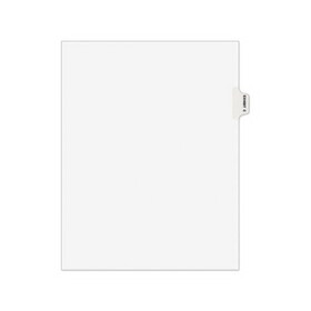 Avery AVE01373 Avery-Style Preprinted Legal Side Tab Divider, Exhibit C, Letter, White, 25/pack