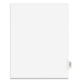 Avery AVE01379 Avery-Style Preprinted Legal Side Tab Divider, 26-Tab, Exhibit I, 11 x 8.5, White, 25/Pack, (1379)
