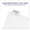 Avery AVE01400 Preprinted Legal Exhibit Side Tab Index Dividers, Avery Style, 26-Tab, A to Z, 11 x 8.5, White, 1 Set, (1400), Price/ST