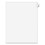 Avery AVE01401 Avery-Style Legal Exhibit Side Tab Dividers, 1-Tab, Title A, Ltr, White, 25/pk, Price/PK