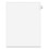 Avery AVE01402 Avery-Style Legal Exhibit Side Tab Dividers, 1-Tab, Title B, Ltr, White, 25/pk, Price/PK