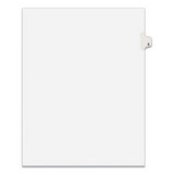 Avery AVE01405 Avery-Style Legal Exhibit Side Tab Dividers, 1-Tab, Title E, Ltr, White, 25/pk