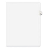 Avery AVE01406 Avery-Style Legal Exhibit Side Tab Dividers, 1-Tab, Title F, Ltr, White, 25/pk
