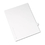 Avery AVE01406 Preprinted Legal Exhibit Side Tab Index Dividers, Avery Style, 26-Tab, F, 11 x 8.5, White, 25/Pack, (1406), Price/PK