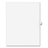 Avery AVE01413 Avery-Style Legal Exhibit Side Tab Dividers, 1-Tab, Title M, Ltr, White, 25/pk