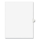 Avery AVE01414 Avery-Style Legal Exhibit Side Tab Dividers, 1-Tab, Title N, Ltr, White, 25/pk