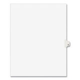 Avery AVE01415 Avery-Style Legal Exhibit Side Tab Dividers, 1-Tab, Title O, Ltr, White, 25/pk