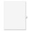 Avery AVE01415 Avery-Style Legal Exhibit Side Tab Dividers, 1-Tab, Title O, Ltr, White, 25/pk, Price/PK