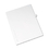 Avery AVE01417 Avery-Style Legal Exhibit Side Tab Dividers, 1-Tab, Title Q, Ltr, White, 25/pk, Price/PK