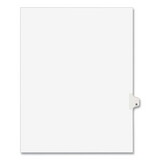 Avery AVE01418 Avery-Style Legal Exhibit Side Tab Dividers, 1-Tab, Title R, Ltr, White, 25/pk