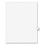 Avery AVE01418 Avery-Style Legal Exhibit Side Tab Dividers, 1-Tab, Title R, Ltr, White, 25/pk, Price/PK