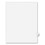 Avery AVE01422 Avery-Style Legal Exhibit Side Tab Dividers, 1-Tab, Title V, Ltr, White, 25/pk, Price/PK