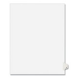 Avery AVE01425 Avery-Style Legal Exhibit Side Tab Dividers, 1-Tab, Title Y, Ltr, White, 25/pk