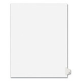 Avery AVE01426 Avery-Style Legal Exhibit Side Tab Dividers, 1-Tab, Title Z, Ltr, White, 25/pk