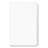Avery AVE01430 Avery-Style Legal Exhibit Side Tab Divider, Title: 1-25, 14 X 8 1/2, White