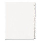 Avery AVE01701 Allstate-Style Legal Exhibit Side Tab Dividers, 25-Tab, 1-25, Letter, White