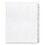 Avery AVE01702 Allstate-Style Legal Exhibit Side Tab Dividers, 25-Tab, 26-50, Letter, White, Price/ST