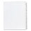 Avery AVE01705 Allstate-Style Legal Exhibit Side Tab Dividers, 25-Tab, 101-125, Letter, White, Price/ST