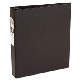 Avery AVE03401 Economy Non-View Binder with Round Rings, 3 Rings, 1.5" Capacity, 11 x 8.5, Black, (3401)