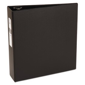 Avery AVE03602 Economy Non-View Binder with Round Rings, 3 Rings, 3" Capacity, 11 x 8.5, Black, (3602)