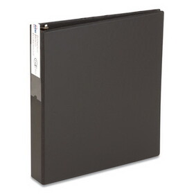 Avery AVE04501 Economy Non-View Binder with Round Rings, 3 Rings, 2" Capacity, 11 x 8.5, Black, (4501)