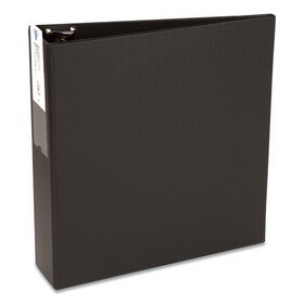 Avery AVE04601 Economy Non-View Binder With Round Rings, 11 X 8 1/2, 3" Capacity, Black