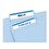Avery AVE05200 Print Or Write File Folder Labels, 11/16 X 3 7/16, White/dark Blue Bar, 252/pack, Price/PK