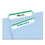 Avery AVE05203 Print Or Write File Folder Labels, 11/16 X 3 7/16, White/green Bar, 252/pack, Price/PK