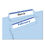 Avery AVE05204 Print Or Write File Folder Labels, 11/16 X 3 7/16, White/purple Bar, 252/pack, Price/PK