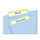 Avery AVE05209 Print Or Write File Folder Labels, 11/16 X 3 7/16, White/yellow Bar, 252/pack, Price/PK