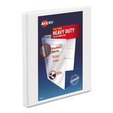 Avery AVE05234 Heavy-Duty Non Stick View Binder with DuraHinge and Slant Rings, 3 Rings, 0.5